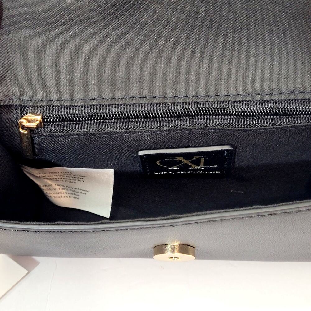 CXL by Christian Lacroix Black Small Clutch Wristlet Purse Park Smooth NWT - Picture 9 of 10